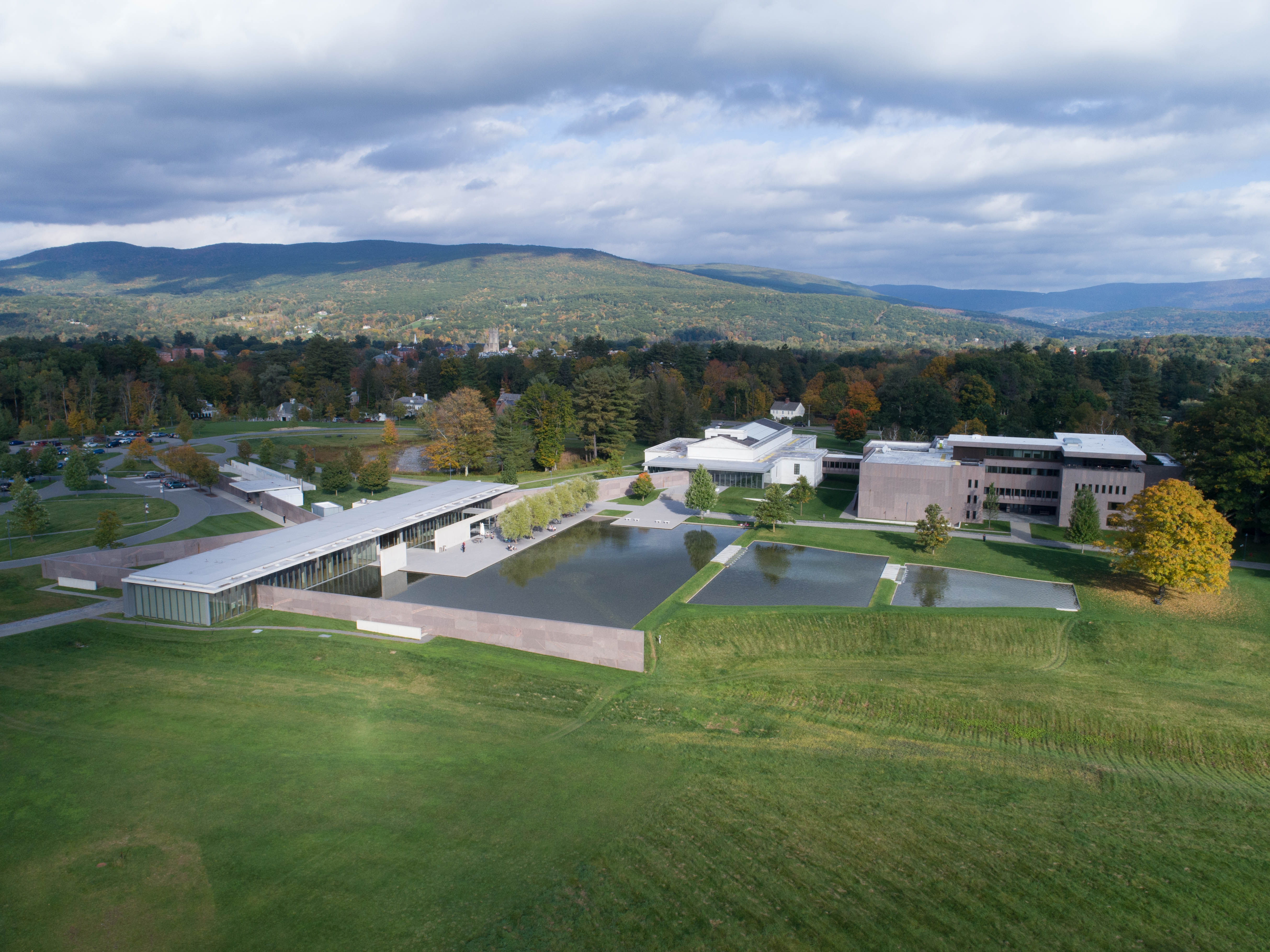 Aerial Photo of Clark Art Institute Campus