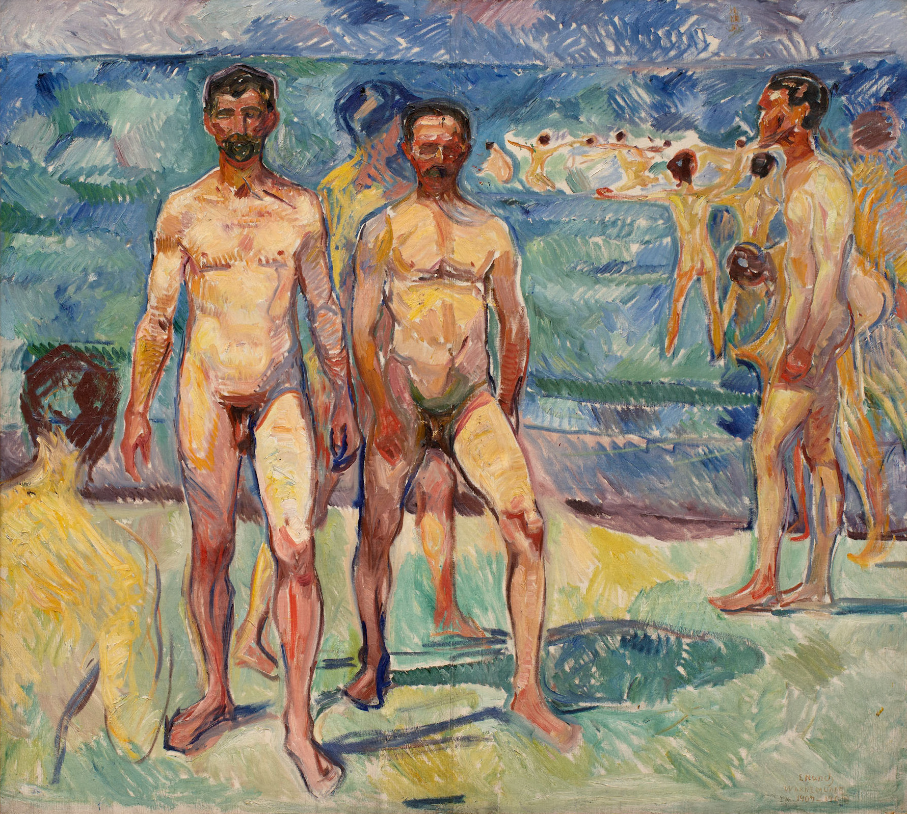 Bathing Men